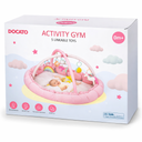 5-in-1 Convertible Baby Play Mat and Tummy Time Mat - Thick & Plush Baby Play Gym with 5 Sensory Toys,Baby Activity Center from Newborn to Toddler, Ball Pit