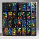 Holographic Domino Resin Mold, Silicone Dominoes Mold, Domino Game Molds for Epoxy Resin Casting Jewelry Making DIY Craft, Black