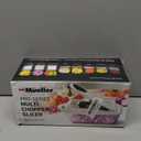 Mueller The Real Original Pro Chopper since 2013 Vegetable Chopper Mandoline Slicer, 8 Blade Food Veggie Chopper Onion Vegetable Cutter with Container, Kitchen Gadgets & Essentials, (10 in 1) (Gray)