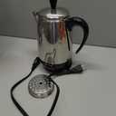 Farberware Electric Coffee Percolator, Stainless Steel Basket, Automatic Keep Warm, No-Drip Spout, 8 Cup