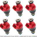 WFLNHB 6Pcs Upgrade Fuel Injectors Kit Replacement for Ford Ranger 4.0L V6 19931996 0280150931