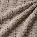 MIULEE Pack of 4 Light Brown Corduroy Decorative Throw Pillow Covers 20x20 Inch Soft Boho Striped Pillow Covers Modern Farmhouse Home Decor for Sofa Living Room Couch Bed