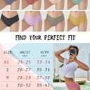 Womens Seamless Bikini Panties Soft Stretch Invisibles Briefs No Show Hipster Underwear cheeky 9 pack XS-L