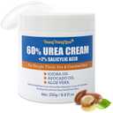Urea Cream 60 percent for Feet Maximum Strength with 2% Salicylic Acid for Dry Cracked, Soothes and Softens Foot Hands Elbows Knees Heels, Remove Calluses Deep Moistrizing with Aloe Vera, 8.8 oz
