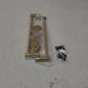 MGahyi Towel Racks for Bathroom-Adjustable Towel Holder(13.18inch-24inch) Sturdy and Rustproof Towel Bar Wall Mounted, Single Towel Bar Rod for Bathroom Accessories (Gold, 2Pcs-Towel Bar)