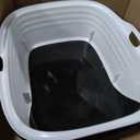 Arm & Hammer Rimmed Cat Litter Box with High Sides and Microban, Made in USA