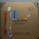 4ft Folding Table, Portable Fold-in-Half Adjustable Height Utility Table for Indoor/Outdoor Use, Durable HDPE & Steel, Stable & Lightweight, Multi-Purpose, Black Woodgrain