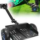 Walk Behind for Mower Sulky, Two Wheels Lawn for Mower Sulky with 10" Pneumatic Tires, Maximum Load Capacity 600 Pounds, Fit for Lawn and Landscape Professionals Mow Faster Easier