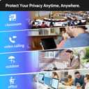 Peslv Privacy Screen Protector for iPad Air 11 Inch (2024-2026, M2 M3 M4), Anti Glare Blue Light Spy Filter Private Cover, High Sensitive Bubble-Free Easy Install Black Security Screen