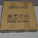 4-Pack Metal Hanging Planters for Outdoor Plants - Heavy Duty Hanging Baskets for Plants Outdoor with Chains and Long Hooks  Aesthetic Hanging Plant Holder for an Instant Indoor Gardening Decor