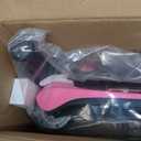 24V Electric Scooter for Kids w/150W Powerful Motor, Thumb Throttle, LCD Screen, Bluetooth, Light-Up Stem Deck & Wheels, 3 Adjustable Heights, 5MPH Safe Speed, 3 Wheel Electric Scooter for Kids (Pink)