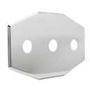 Westbrass Three-Hole Remodel Plate, Polished Chrome, D505-26, 1 Pack