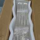 12 Pack Acrylic Sign Holder 8.5 x 11, Double-Sided Clear Sign Holder Plastic Stands for Display, T Shape Acrylic Table Sign Stands for Office Store Restaurants Wedding Party Decoration