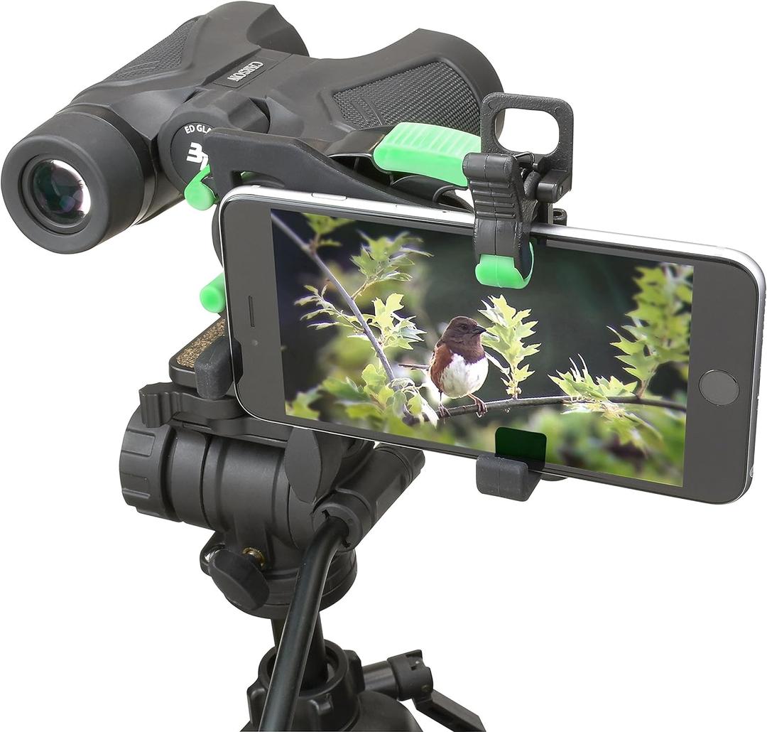 Carson HookUpz 2.0 Universal Smartphone Optics Digiscoping Adapter for Binoculars, Spotting Scopes, Telescopes, Microscopes, Monoculars and More (IS-200)