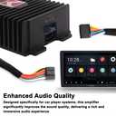 GoolRC 4-Channel Full-Range Amplifier, 80Wx4 Audio Modification Power Amplifier Digital Sound Processor Class A/B for Android Car Player