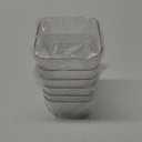 6pcs Clear Acrylic Storage Container, Desk Organizer Drawer Square Tray, Small Makeup Vanity Storage Bins Widely for Kitchen Cabinet, Tool, Office Desk, Gadgets, Pens, Paper Clips, No Lid