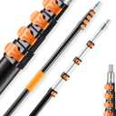 VEVOR Telescopic Extension Pole, 4.66-19 FT Multi-Purpose Extendable Pole, Sturdy Aluminum Alloy Paint Pole Extension with Flip-Lock Design, High Reach Roller Stick for Painting, Dusting and Cleaning