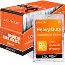 Magnetic Card Holder 25 Packs, 35pt Card Holder Touch for Trading Cards, U-V Protection Magnetic Card Case for Baseball Game Sports Cards, Card Protectors Hard Plastic