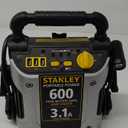 STANLEY J309 Portable Power Station Jump Starter 600 Peak Amp Battery Booster, 3.1A USB Ports, Battery Clamps