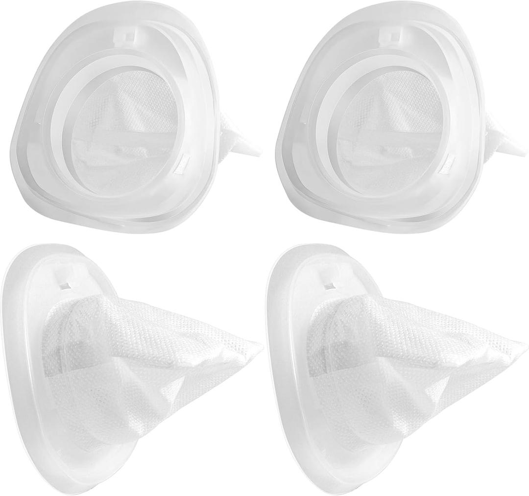 4 Pack VF110 Replacement Filters Compatible with Black & Decker Handheld Vacuum CHV1410L, CHV1410, CHV9610, CHV1210, CHV1410B,DH2000LWashable & Reusable dust buster filter replacement