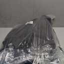 F-color SUV Cargo Liner for Dogs, Heavy Duty Water Resistant Pet Cargo Cover Dog Seat Cover Mat for Mid-Size SUVs Sedans Vans with Bumper Flap Protector, Non-Slip, Standard Size Universal Fit, Black (Standard: 55" x 91")