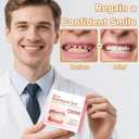 Moldable False Teeth, Dentures for Women and Men, Upper and Lower Silicone Denture Set, Fix your Smile in Minutes, 1PCS