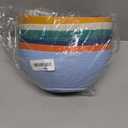 Homienly 60oz Wheat Straw Bowls Set of 6 Salad bowls Large Capacity Popcorn Bowl Unbreakable Serving Bowls Microwave & Dishwasher Safe Bowl Set Alternative for Plastic Bowls for Kitchen - Multi-colors