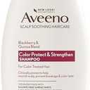 OGX Aveeno Color Protect Strengthen+ Blackberry Quinoa Shampoo, Fresh, 12 Fl Oz