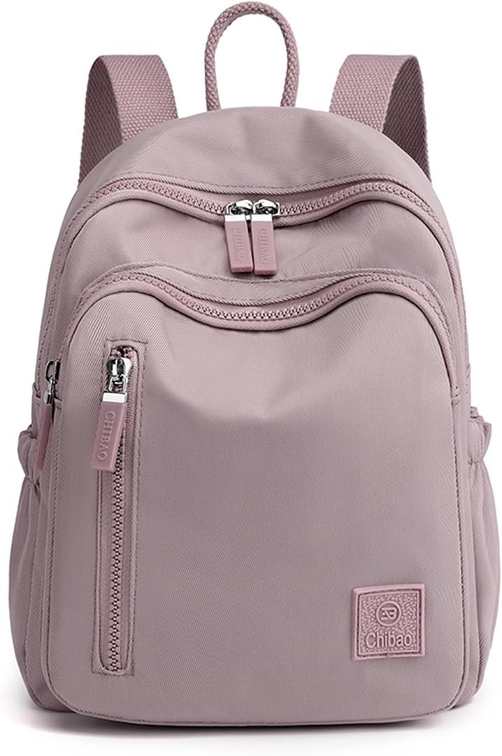 Cute Mini Backpack for Women Nylon Women Small Backpack Purse Kawaii Mini Backpack Small Travel Bag (Light purple), One Size
