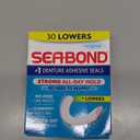 Sea Bond Secure Denture Adhesive Seals, Original Lowers, Zinc-Free, All-Day-Hold, Mess-Free, 30 Count (Pack of 1)