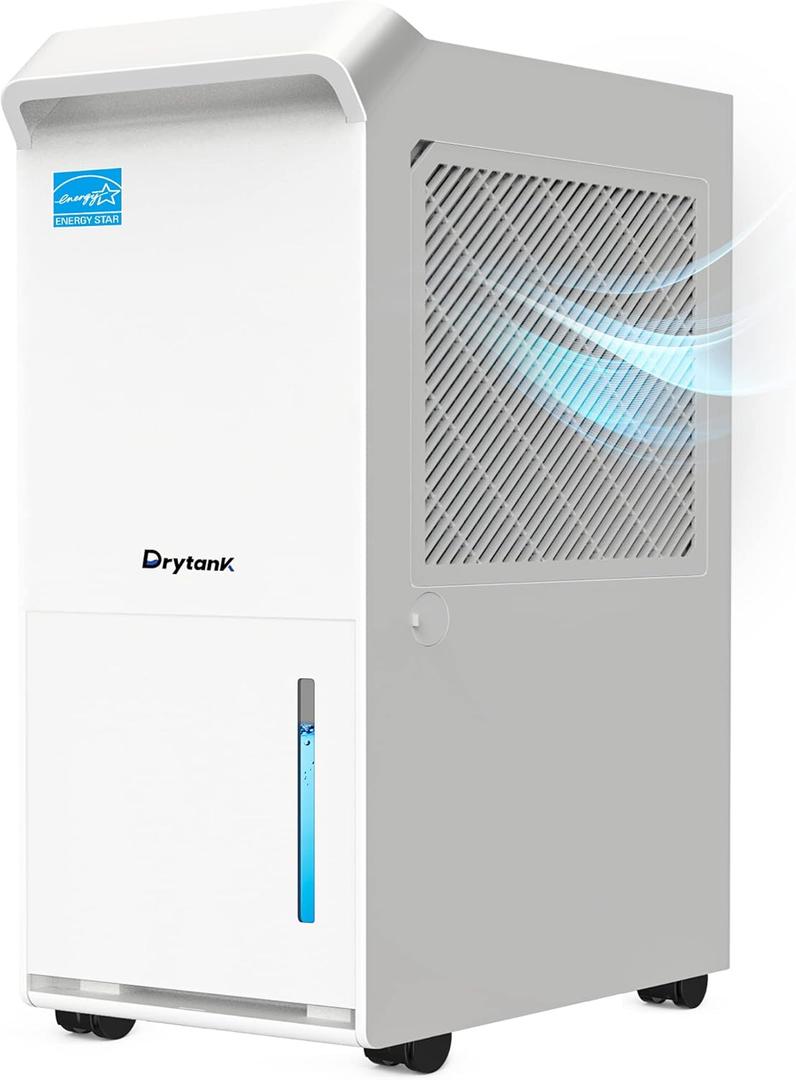 3,200 Sq.Ft Most Efficient Energy Star 2024 Dehumidifier,Vellgoo 36Pint/D Compressor Dehumidifier with Drain Hose, Smart Humidity Control for Basement, Home, Bedroom, Bathroom (3,200 Sq.Ft, White)
