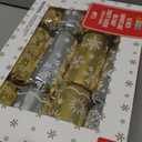 JOYN 8 Pack Christmas Non-Snap Party Table Favor with Blue & White Snowflake Design, with Party Hat, Joke & Little Gift Inside, for Xmas Gift, Christmas Seasonal Holiday Dinner Traditions