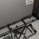 Garage Wall Shelf, Wall Mounted Storage Shelves, Heavy Duty Metal Shelves for Room Wall, Floating Shelves Mesh Storage Rack for Garage, Office, Basement,Wall Cabinet and Kitchen