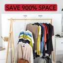 2 PCS Stainless Steel 10 Hole Space Saving Hangers Perfect Closet Organizers for Clothes Dorm & Home Use