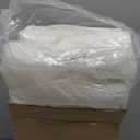 Moonsea Mattress Topper Cover (Cover Only) Twin Size, 3-4 Inch Zippered Viscose Made from Bamboo Cover for Latex Mattress Topper, Removable Memory Foam Mattress Topper Cover with Straps