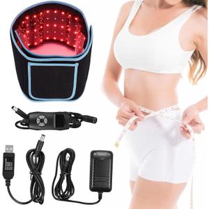 Red Infrared Light Therapy Device, Waist Belt,660nm LED Red Light and 850nm Near-Infrared Light are Used for Pain Relief and Muscle Relaxation,Red Light Therapy for Body(Blue.