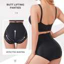 Dulchany Tummy Control Shapewear Panties for Women Body Shaper Underwear Girdle Panty (Black, M)