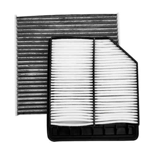 FUN-DRIVING Comb Cabin Engine Air Filter for Honda Civic 1.8L 2011 2010 2009 2008 2007 2006