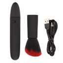 10 Motorized Rechargeable USB Vibration Makeup Brush - Multifunctional Waterproof Loose Powder Brush for Concealer or Blush