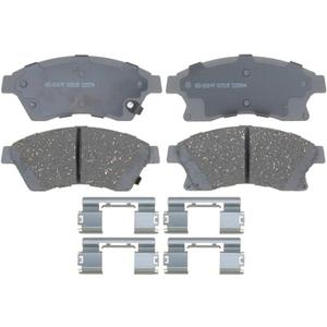 ACDelco Silver 14D1522CHF1 Ceramic Front Disc Brake Pad Set