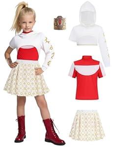 IBQ Kids Costume Set for Cheerleader Nova Costume Girls Halloween Dress Up BQ064L