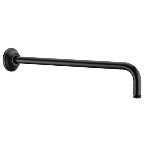 BESTILL 16 Inch L-Shaped Shower Head Extension Arm, Shower Arm and Flange Included, Oil Rubbed Bronze