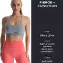 Aoxjox Metamorph Workout Biker Shorts for Women Tummy Control High Waisted Athletic Gym Running Deep V Yoga Short 6" (Spiced Coral, XX-Small)
