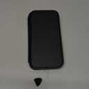 SHIELDON Slim Wallet Case for iPhone 17 Pro 6.3" 2025 | Genuine Leather | Magnetic Closure | Wireless Charging | RFID Blocking Credit Card Holder | Folio Full Protective Cover | Black