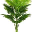 Artificial Areca Palm Plant Fake Tropical Tree Perfect Faux Plants in Pot for Indoor Outdoor House Home Office Wedding Garden Modern Decoration Housewarming Gift (80cm Tall Palm)