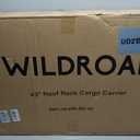 Wildroad Roof Rack Cargo Basket, Upgraded 4 Fence Car Roof Basket, 43"x 39"x 4" Universal Car Top Luggage Holder Carrier Basket Fits for SUV Truck Cars