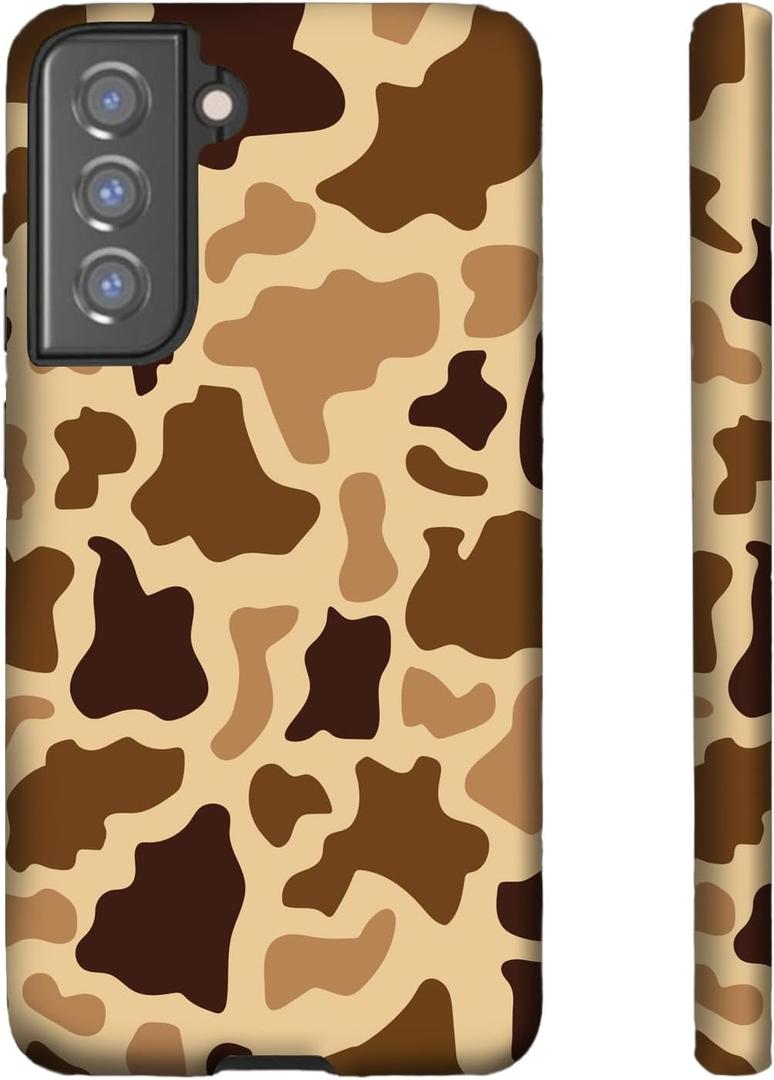 Case for Samsung Galaxy S22,Camo Design,Dual Layer Soft TPU Hard PC Bumper Phone Case Design for Men Women
