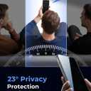 DIMONCOAT 4-PACK TOP 9H+ Glass for iPhone 15 Privacy Screen Protector [Auto Alignment Kit] [10X Military Protection] UNBREAK Tempered Glass Film for iPhone 15 6.1 inch [Case Friendly]