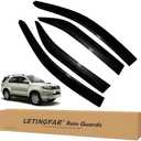LETINGFAR Window Visors Rain Guards for Toyota Fortuner 2005 2006 2007 2008 2009 2010 2011 2012 2013 2014 2015 Accessories, Wind Deflectors Vent Shades for Toyota Fortuner