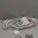 16 Inch Angled Shower Grab Bar, Munzong 2 Pack Anti Slip Satin Brushed Nickel Bathroom Grab Bar, Knurled Bathroom Balance Bar,Safety Hand Rail Support Handicap Elderly Injury Senior Assist Bath Handle